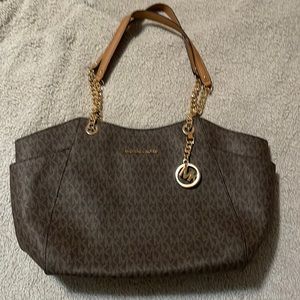Michael Kors zipper tote bag/purse